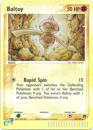 Baltoy 32/100 (Sandstorm)  - Reverse Holofoil | Good Games Adelaide SA