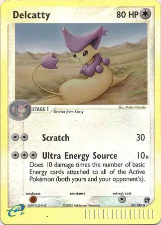 Delcatty 34/100 (Sandstorm)  - Reverse Holofoil | Good Games Adelaide SA