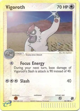 Vigoroth 52/100 (Sandstorm)  - Reverse Holofoil | Good Games Adelaide SA
