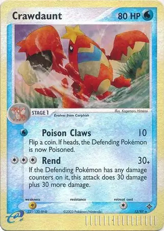 Crawdaunt  13/97 (Dragon)  - Reverse Holofoil | Good Games Adelaide SA