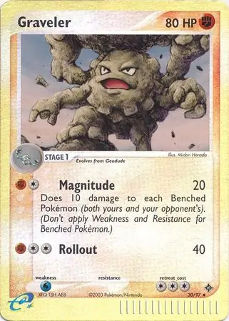 Graveler  30/97 (Dragon)  - Reverse Holofoil | Good Games Adelaide SA