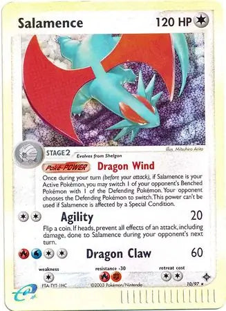 Salamence 10/97 (Dragon)  - Reverse Holofoil | Good Games Adelaide SA