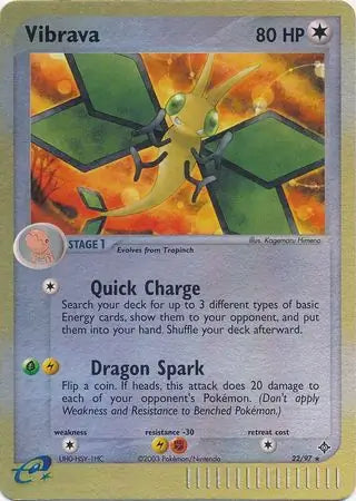 Vibrava  22/97 (Dragon)  - Reverse Holofoil | Good Games Adelaide SA