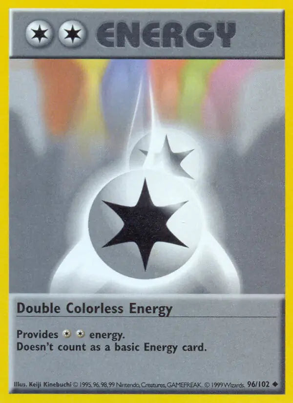 Double Colorless Energy 096/102 (Base Set (Shadowless))  - Unlimited | Good Games Adelaide SA
