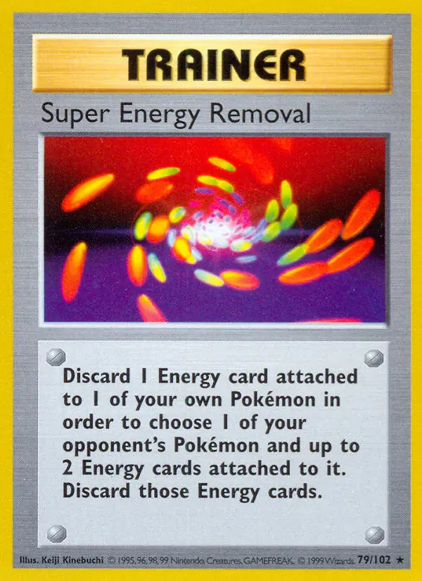 Super Energy Removal 079/102 (Base Set (Shadowless))  - Unlimited | Good Games Adelaide SA