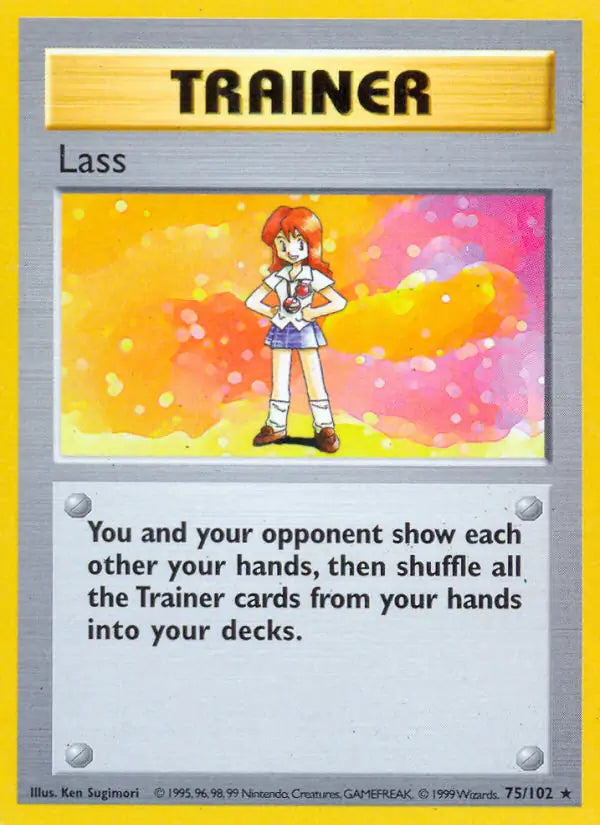 Lass 075/102 (Base Set (Shadowless))  - Unlimited | Good Games Adelaide SA