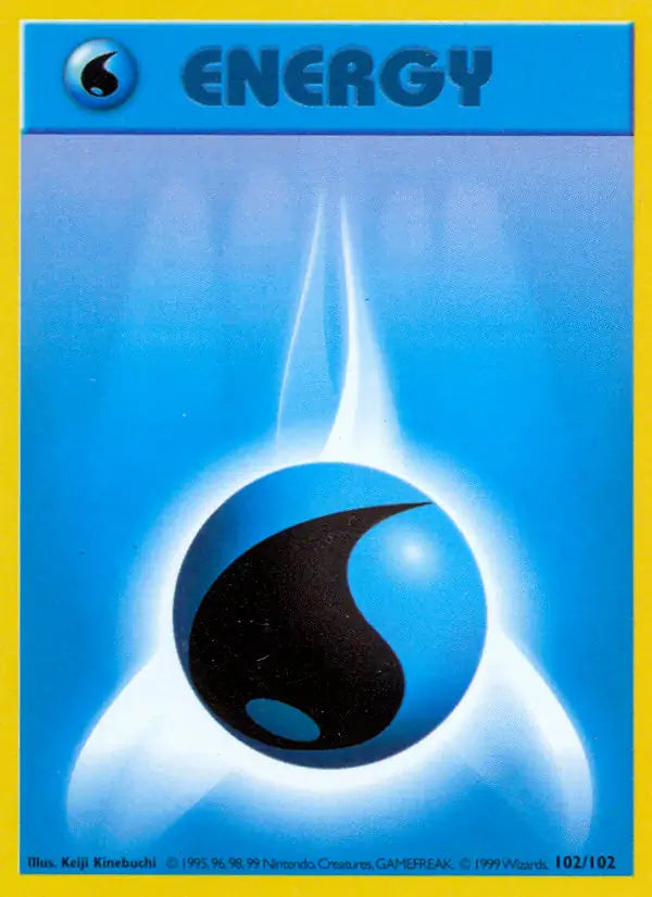 Water Energy 102/102 (Base Set (Shadowless))  - Unlimited | Good Games Adelaide SA