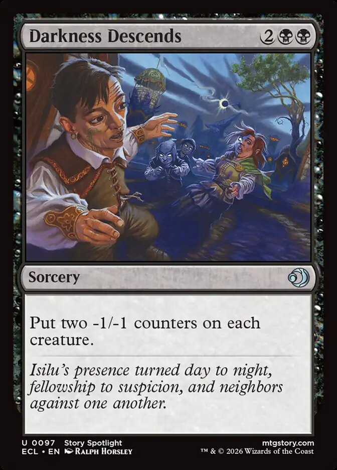 Darkness Descends 97 (Lorwyn Eclipsed)  - Foil | Good Games Adelaide SA