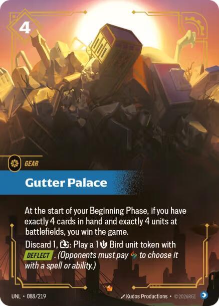 Gutter Palace 088/219 (Unleashed)  - Foil | Good Games Adelaide SA