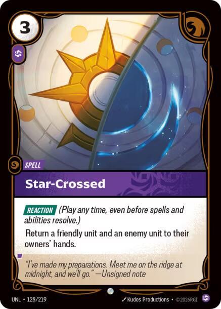 Star Crossed 128/219 (Unleashed)  | Good Games Adelaide SA