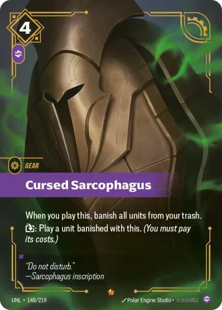 Cursed Sarcophagus 148/219 (Unleashed)  - Foil | Good Games Adelaide SA