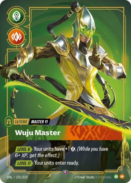 Master Yi - Wuju Master 191/219 (Unleashed)  - Foil | Good Games Adelaide SA