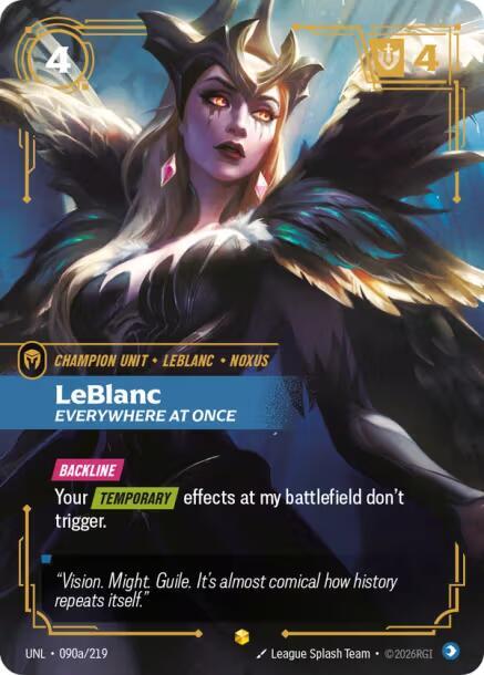 LeBlanc - Everywhere At Once 90a/219 (Unleashed)  - Foil | Good Games Adelaide SA
