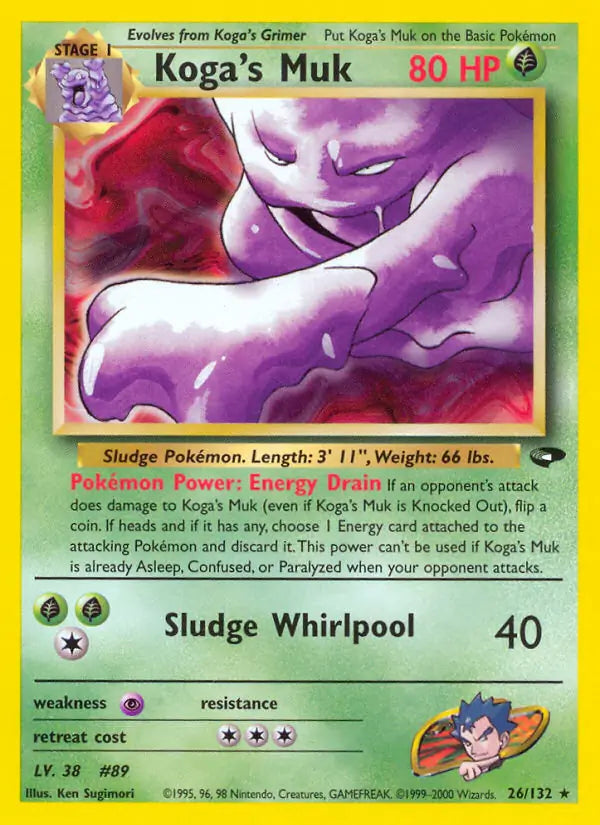 Koga's Muk 026/132 (Gym Challenge)  - Unlimited | Good Games Adelaide SA