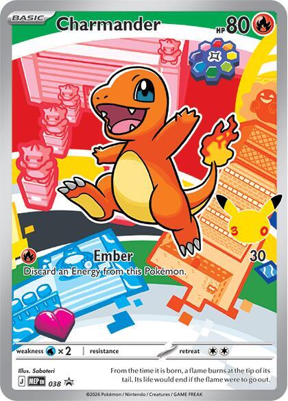 Charmander 038 (ME: Mega Evolution Promo)  - Holofoil | Good Games Adelaide SA