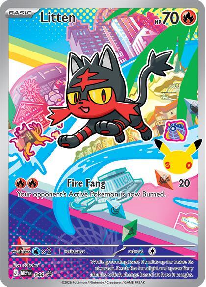 Litten 044 (ME: Mega Evolution Promo)  - Holofoil | Good Games Adelaide SA