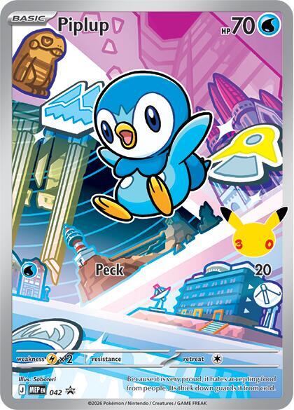 Piplup 042 (ME: Mega Evolution Promo)  - Holofoil | Good Games Adelaide SA