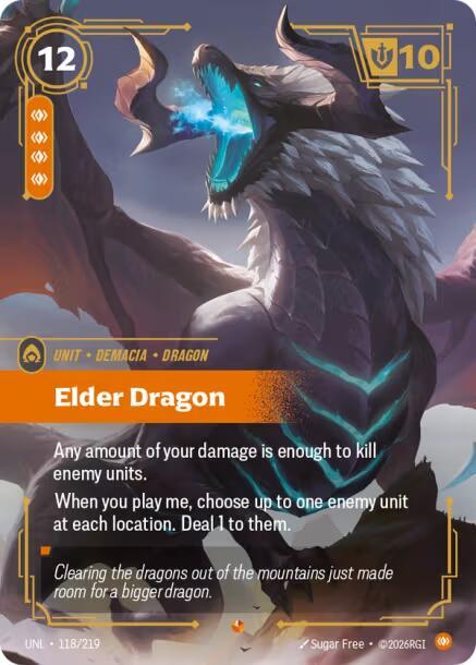 Elder Dragon 118/219 (Unleashed)  - Foil | Good Games Adelaide SA