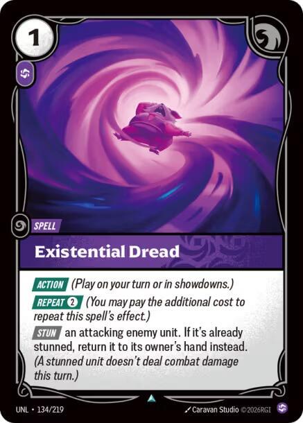 Existential Dread 134/219 (Unleashed)  - Foil | Good Games Adelaide SA