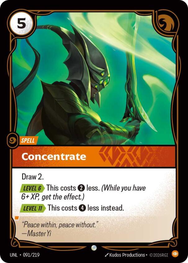 Concentrate 091/219 (Unleashed)  | Good Games Adelaide SA
