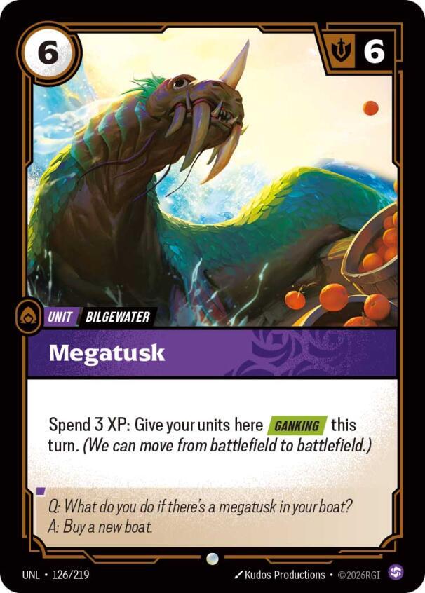 Megatusk 126/219 (Unleashed)  | Good Games Adelaide SA