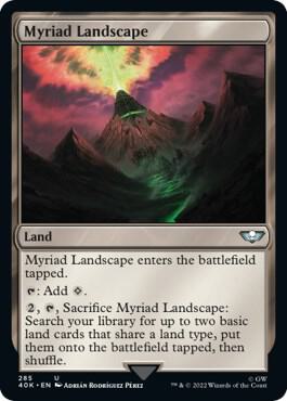Myriad Landscape Surge Foil 285 (Universes Beyond: Warhammer 40,000)  - Foil | Good Games Adelaide SA