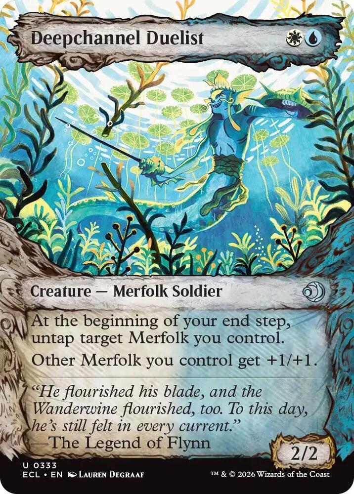 Deepchannel Duelist Showcase (Dupe) 333 (Lorwyn Eclipsed)  - Foil | Good Games Adelaide SA
