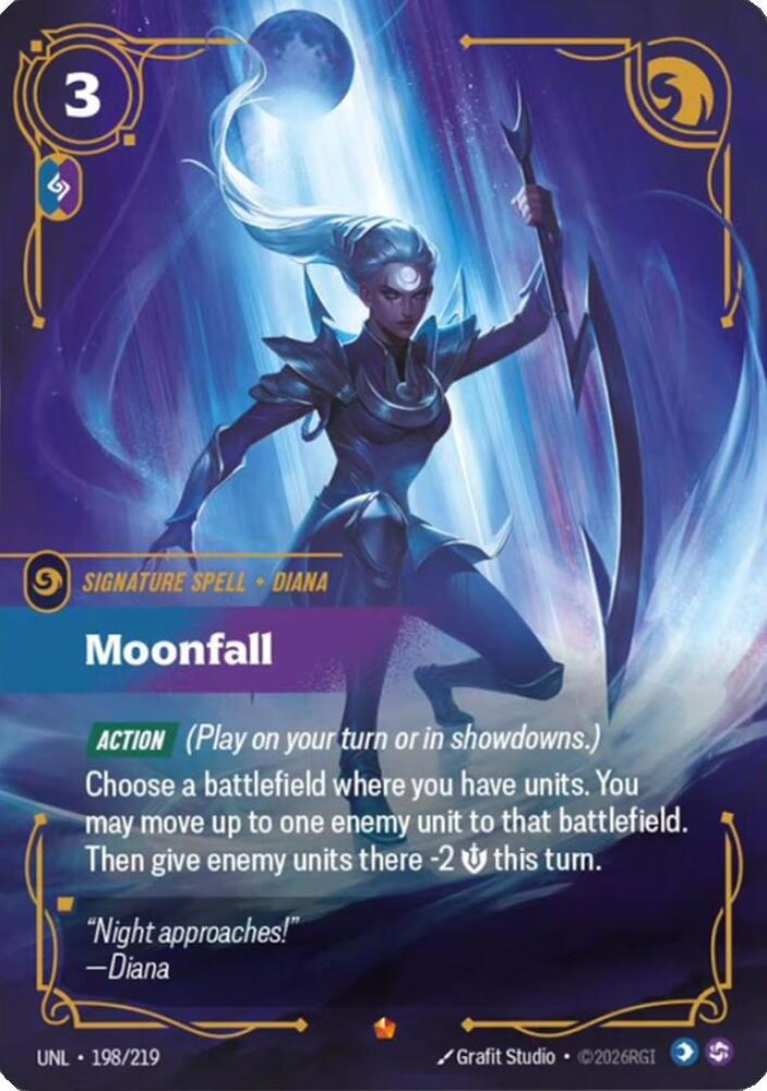 Moonfall 198/219 (Unleashed)  - Foil | Good Games Adelaide SA