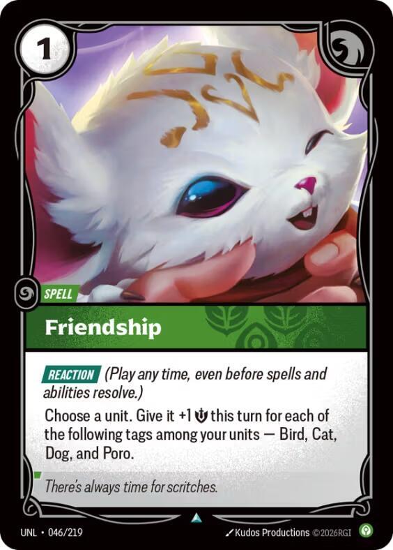 Friendship 046/219 (Unleashed)  | Good Games Adelaide SA