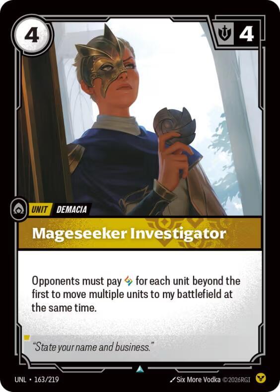 Mageseeker Investigator 163/219 (Unleashed)  | Good Games Adelaide SA