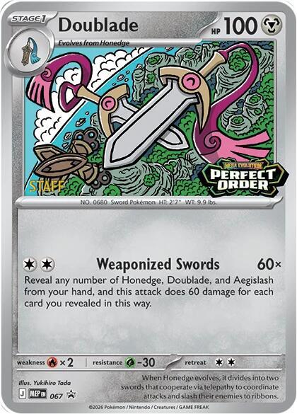 Doublade Staff 067 (ME: Mega Evolution Promo)  - Holofoil | Good Games Adelaide SA