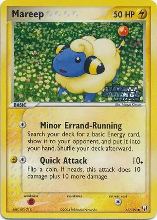 Mareep 67/109 (Team Rocket Returns)  - Reverse Holofoil | Good Games Adelaide SA
