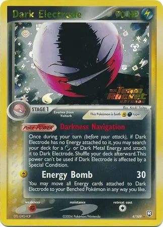 Dark Electrode 4/109 (Team Rocket Returns)  - Reverse Holofoil | Good Games Adelaide SA