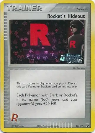 Rockets Hideout 87/109 (Team Rocket Returns)  - Reverse Holofoil | Good Games Adelaide SA