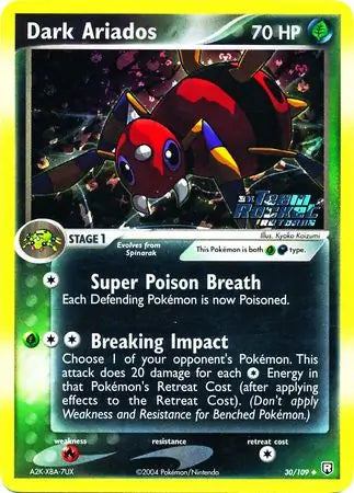 Dark Ariados 30/109 (Team Rocket Returns)  - Reverse Holofoil | Good Games Adelaide SA