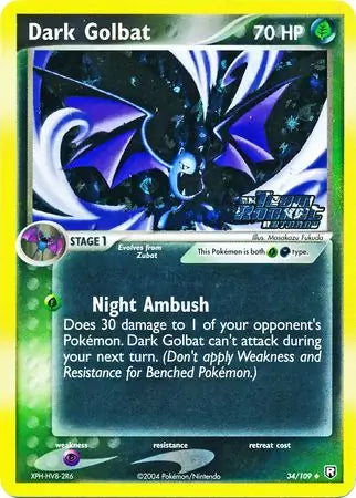 Dark Golbat 34/109 (Team Rocket Returns)  - Reverse Holofoil | Good Games Adelaide SA