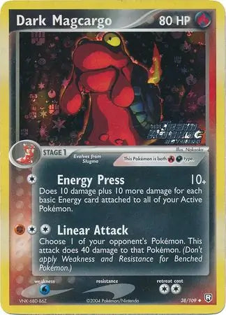 Dark Magcargo 38/109 (Team Rocket Returns)  - Reverse Holofoil | Good Games Adelaide SA