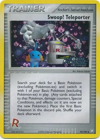 Swoop Teleporter 92/109 (Team Rocket Returns)  - Reverse Holofoil | Good Games Adelaide SA