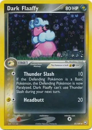 Dark Flaaffy 33/109 (Team Rocket Returns)  - Reverse Holofoil | Good Games Adelaide SA