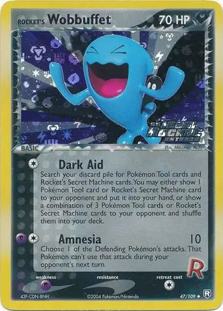Rockets Wobbuffet 47/109 (Team Rocket Returns)  - Reverse Holofoil | Good Games Adelaide SA