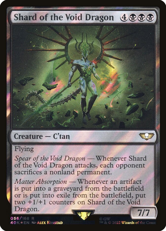 Shard of the Void Dragon  56★/617 (Universes Beyond: Warhammer 40,000)  - Surge Foil | Good Games Adelaide SA