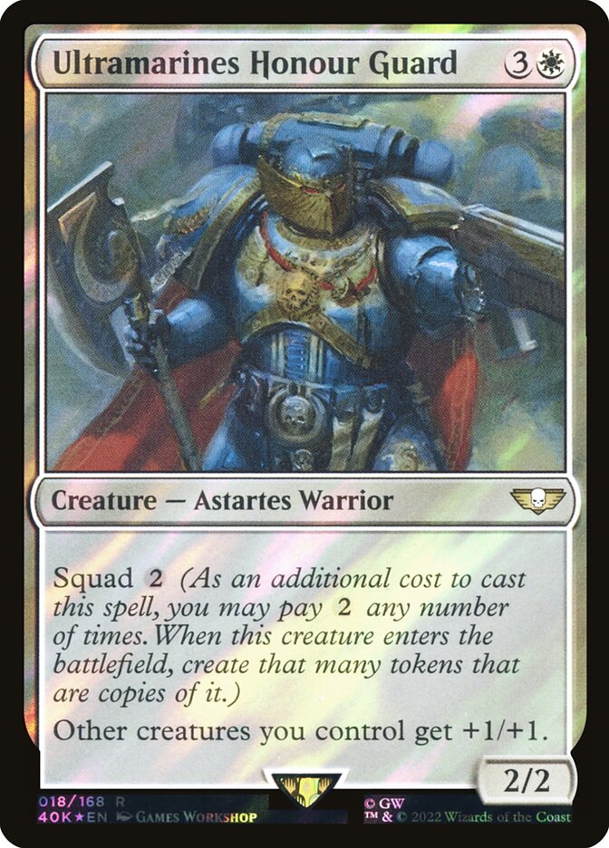 Ultramarines Honour Guard  18★/617 (Universes Beyond: Warhammer 40,000)  - Surge Foil | Good Games Adelaide SA