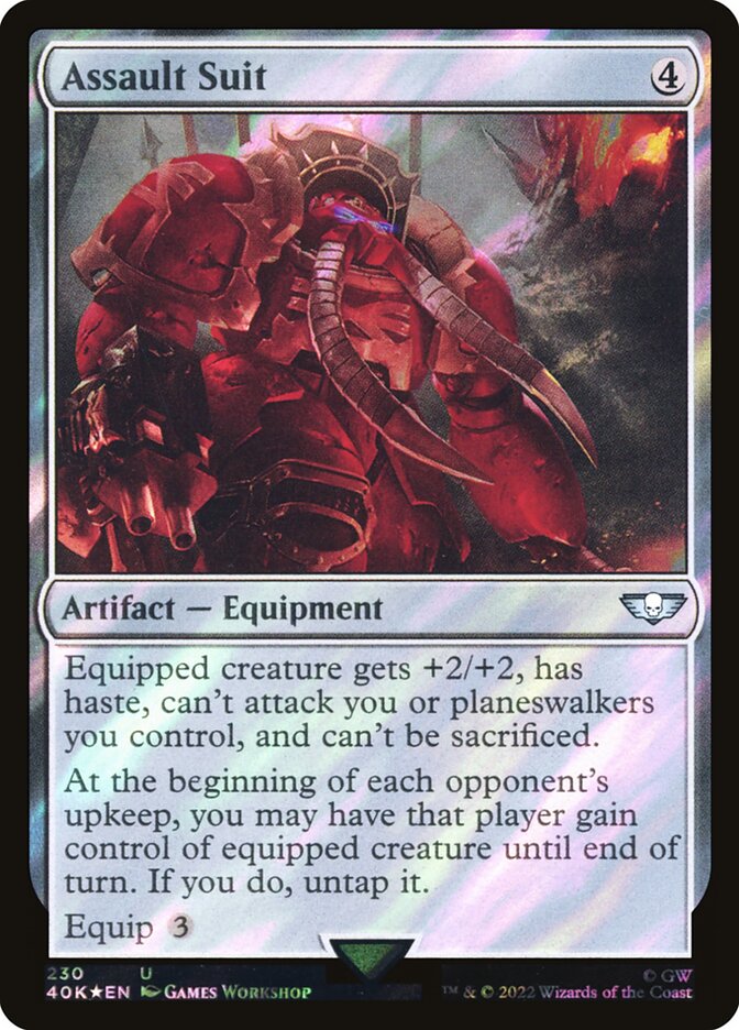 Assault Suit  230★/617 (Universes Beyond: Warhammer 40,000)  - Surge Foil | Good Games Adelaide SA