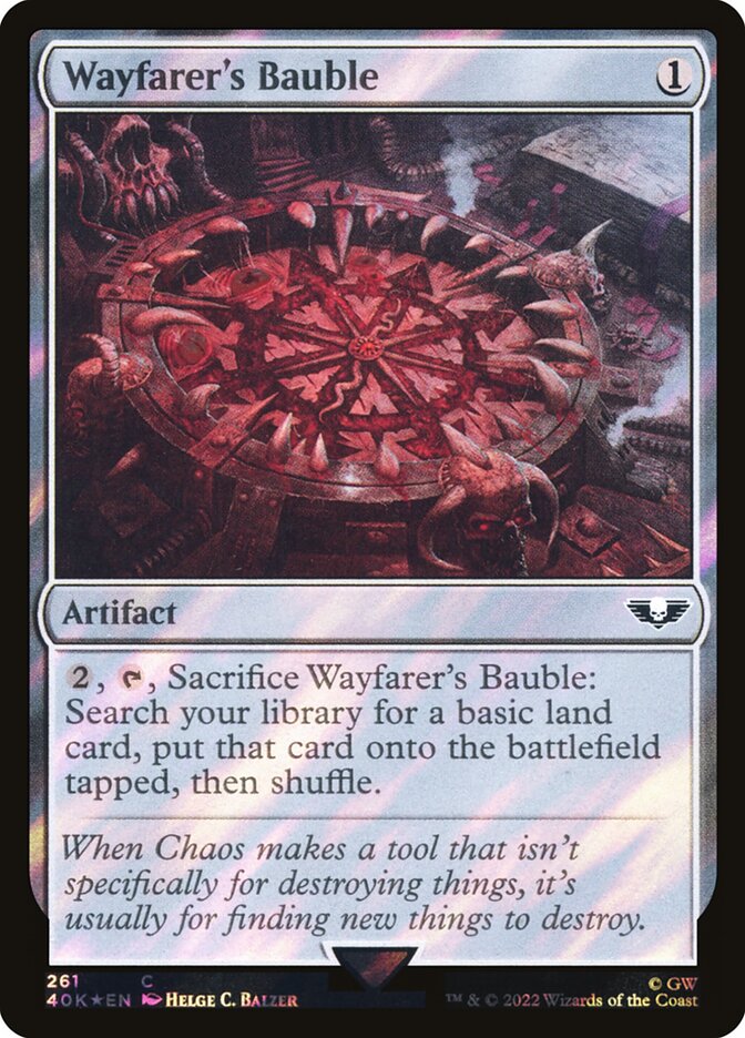 Wayfarers Bauble  261★/617 (Universes Beyond: Warhammer 40,000)  - Surge Foil | Good Games Adelaide SA