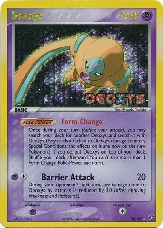 Deoxys Defense Forme 18/107 (Deoxys)  - Reverse Holofoil | Good Games Adelaide SA