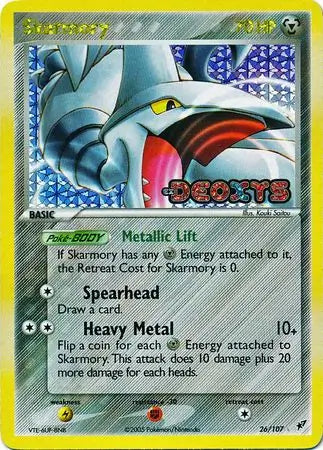 Skarmory 26/107 (Deoxys)  - Reverse Holofoil | Good Games Adelaide SA