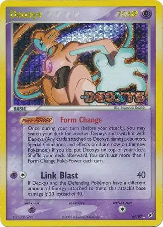 Deoxys Normal Forme 16/107 (Deoxys)  - Reverse Holofoil | Good Games Adelaide SA