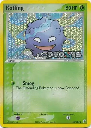 Koffing 62/107 (Deoxys)  - Reverse Holofoil | Good Games Adelaide SA