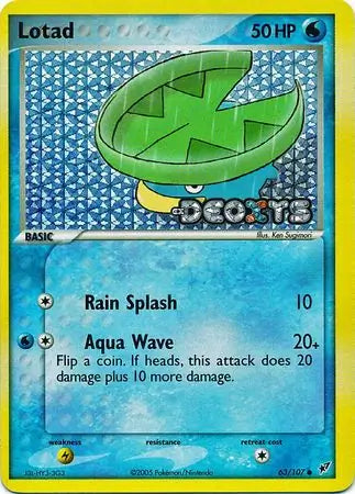 Lotad  63/107 (Deoxys)  - Reverse Holofoil | Good Games Adelaide SA