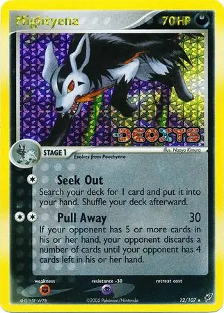 Mightyena 12/107 (Deoxys)  - Reverse Holofoil | Good Games Adelaide SA